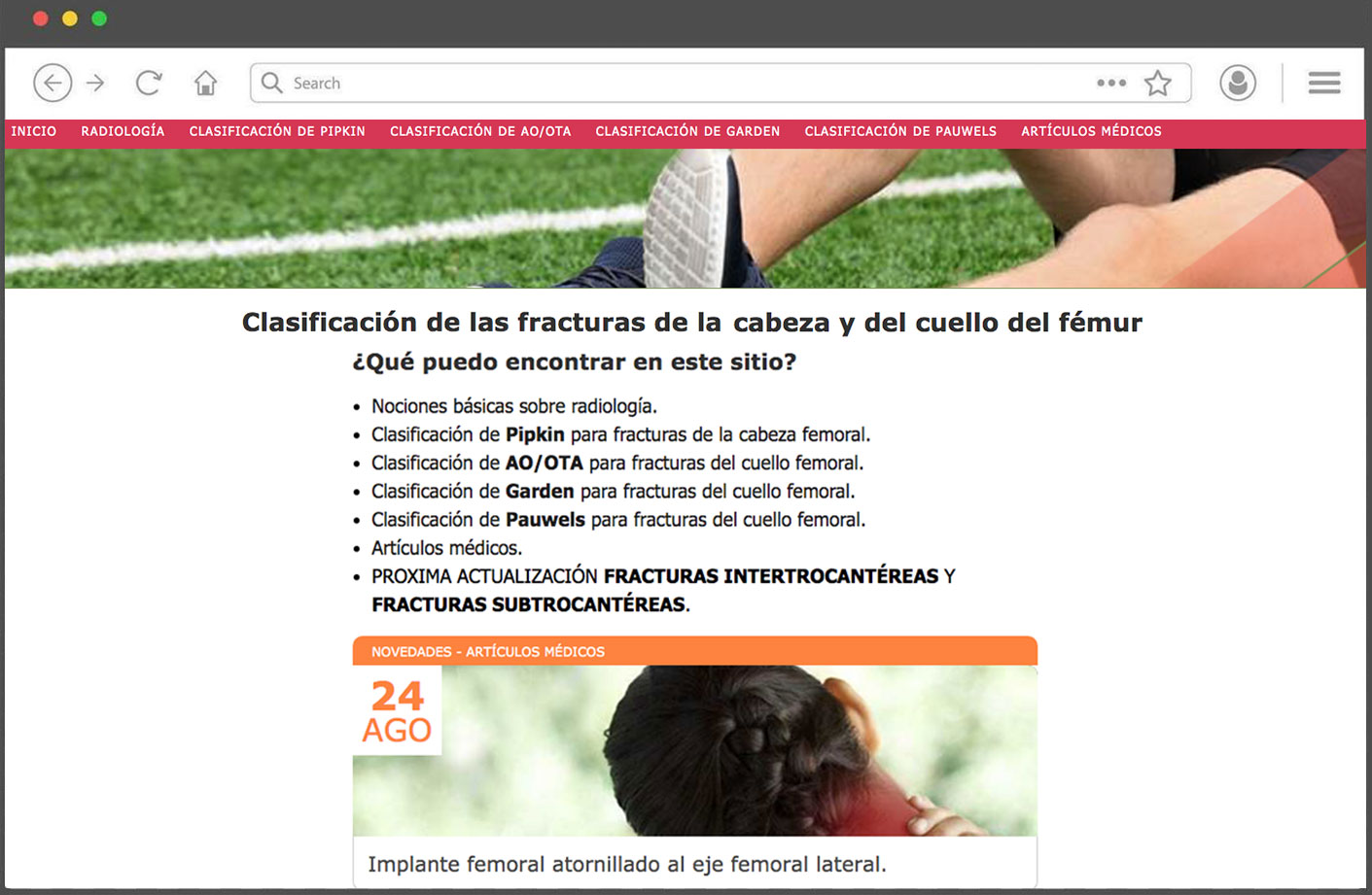 Web app de especialidades